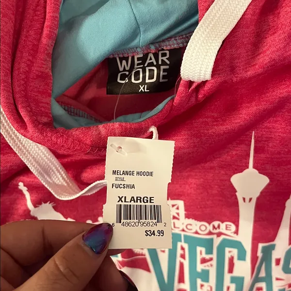 Fucshia Las Vegas Hoodie - Image 2