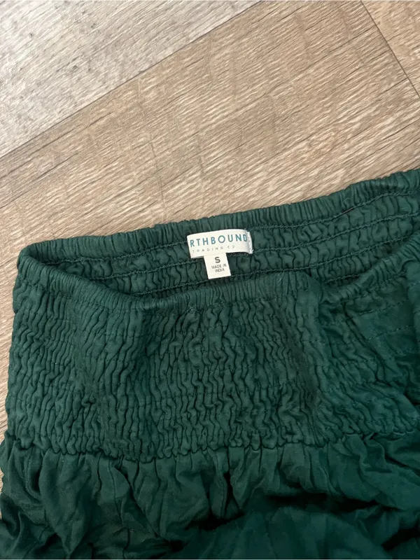 Earthbound Wide Leg Green Palazzo Pants - Image 6