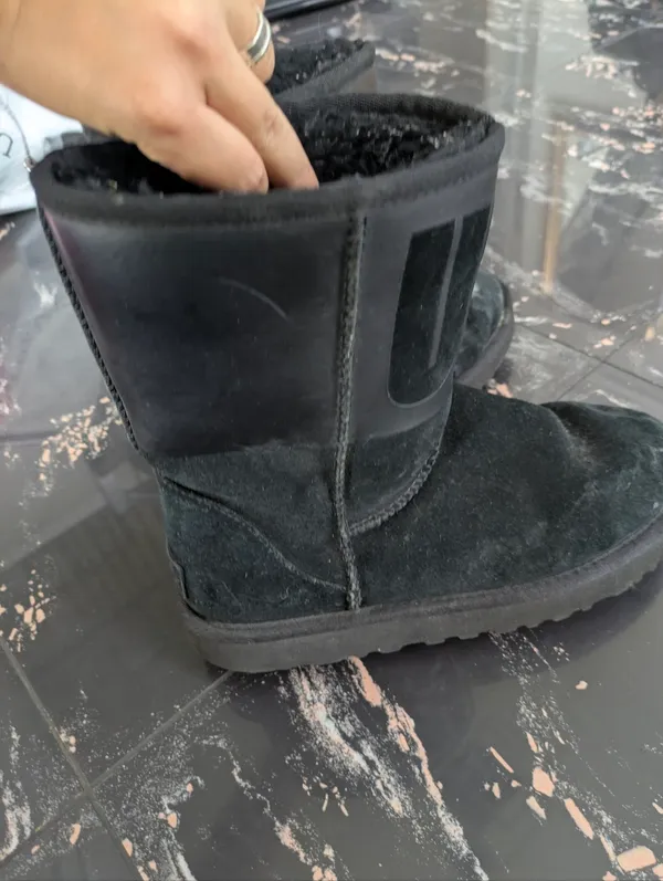 UGG Classic Short Rubber Boots Size 7 - Image 8