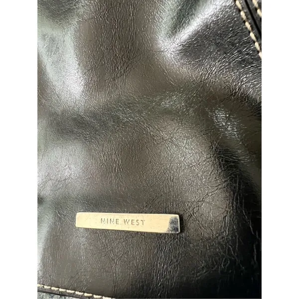 Nine West Black Faux Leather Shoulder Bag - Image 3