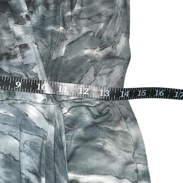 Young Fabulous & Broke Tie Dye Draped Gray Mini Dress MEDIUM - Image 7