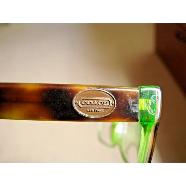 Coach Frames HC6040 Brooklyn 5117 Tortoise Green 50-16-135 Eyeglasses Hard Case - Image 12