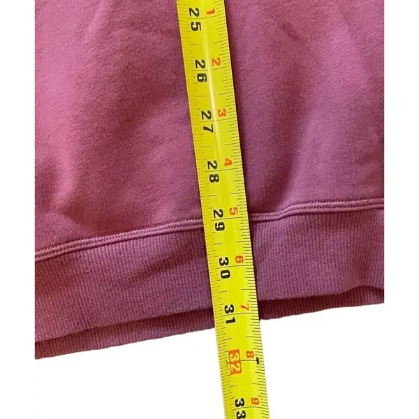 Lululemon Broken‎ Beats Sweatshirt Sweater Dress Size Medium Plumful Mauve - Image 10
