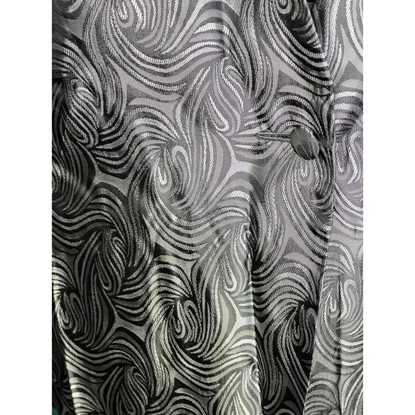 jacket blazer silver swirl boxy 1980s Size XL - Image 3