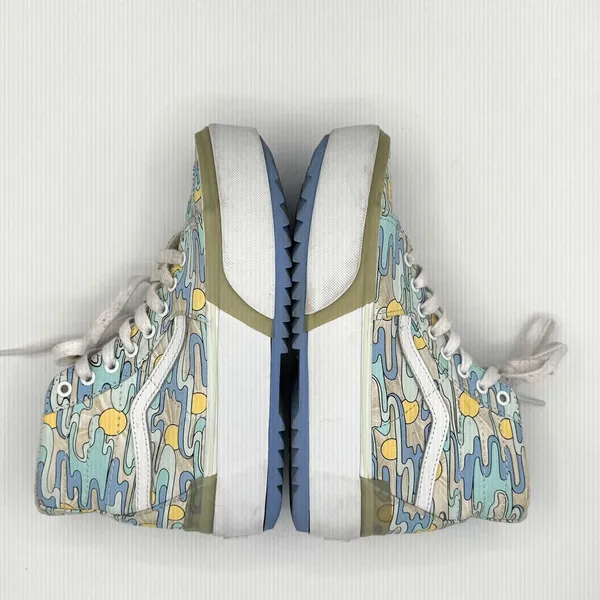 Vans Sk8-Hi Platform UV Ink Sunwaves Canvas Sneaker Size 7 Men's/Women's 8 1/2 - Image 8