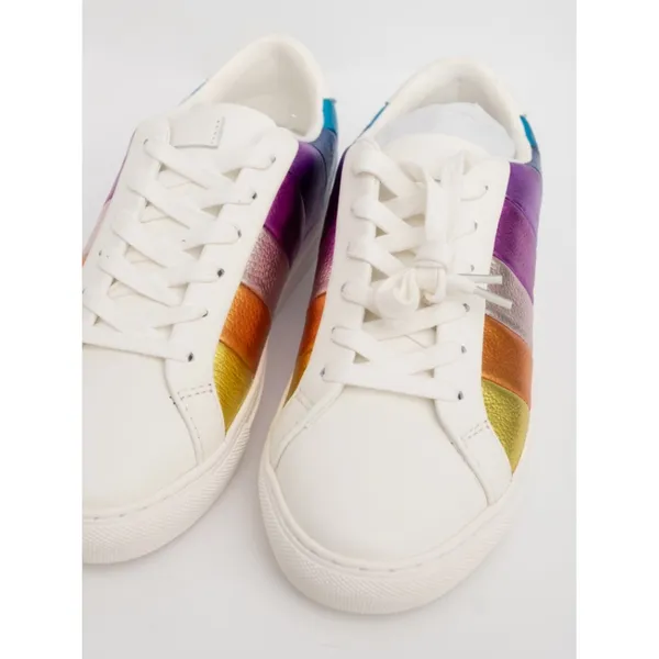 KURT GEIGER LONDON | New! Women's Lane Stripe Low-Top Sneakers - Image 12