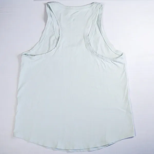 Lululemon‎ Racerback Love Tank Top Womens 8 Sheer Blue Pima Cotton Athletic - Image 2