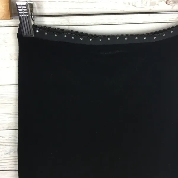 Velvety Black‎ Pencil Skirt - Image 2
