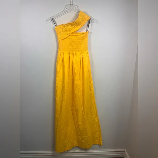 SWF One Shoulder‎ Shirred Maxi Dress size large NWT - Image 4