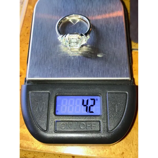 Natural Aquamarine Blue Topaz Sterling Silver Ring Size 9 - Image 10