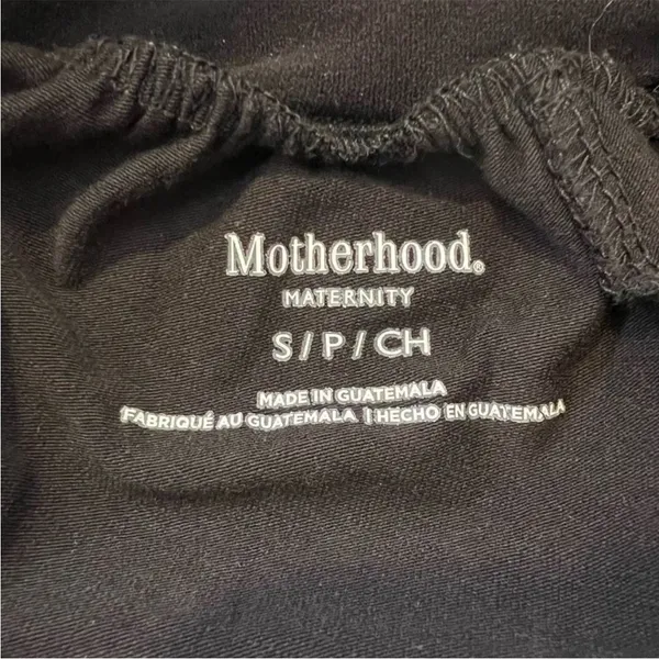 Motherhood Maternity | Black Capri Pants Stretch‎ Comfort Waistband Size Small - Image 4
