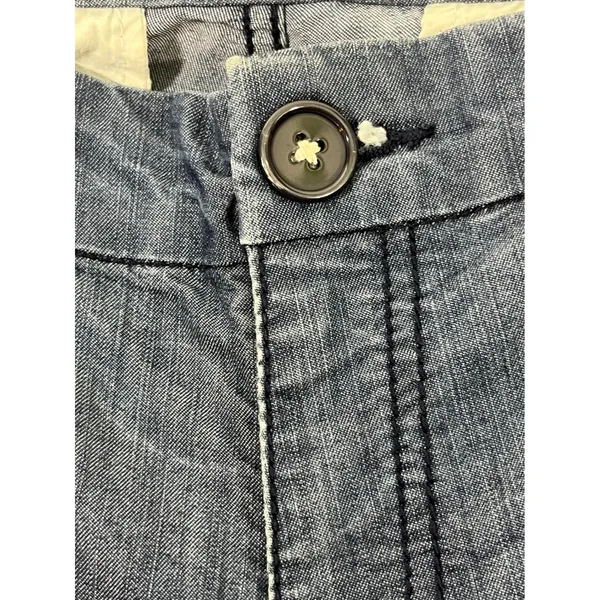 XXI Wide‎ Leg Denim Jeans Women' Sz 28 Blue Wash Flare Cropped Trendy Retro Chic - Image 4