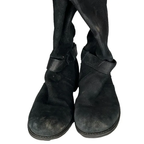 UGG Black Suede Moto Boots‎ - Image 2