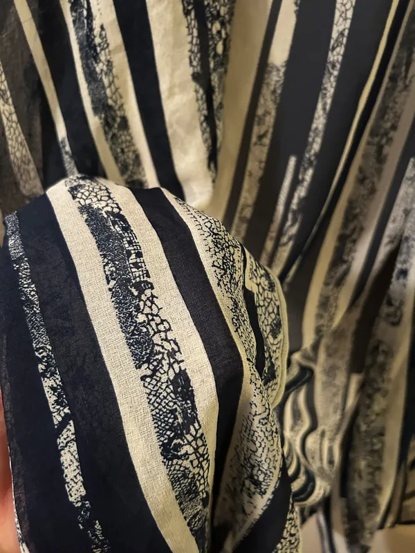 Boutique Printed Duster Blue - Image 2