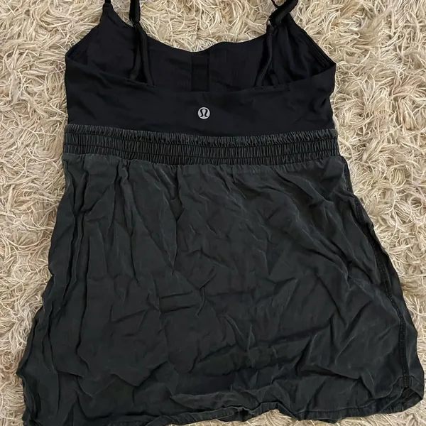 Lululemon Athletica Black Camisole Top size 4 - Image 2