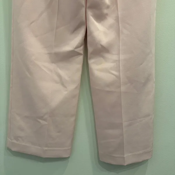 Scotch & Soda Pastel Cadillac Pink Edie Tailored Wide Leg Crepe Trousers Large‎ - Image 8