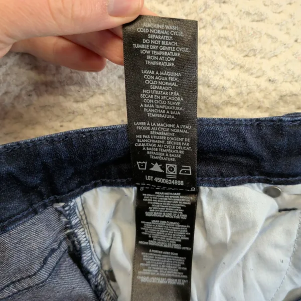 Hudson Los Angeles Womens Size 14 Dark‎ Wash Wide Leg High Rise Stretch Jeans - Image 9