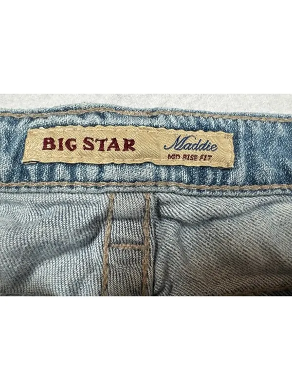 Big Star Maddie Boot Cut Jeans Mid Rise Fit Medium Wash Tagged Women's Size 29L - Image 8