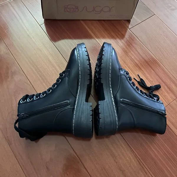 NEW Sugar Black Boots - Image 6