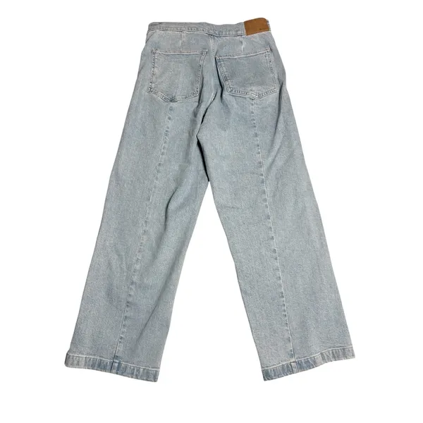 Madewell Emmett Wide-Leg High-Rise Jeans Light Wash Size 27 Cropped‎ Denim - Image 11