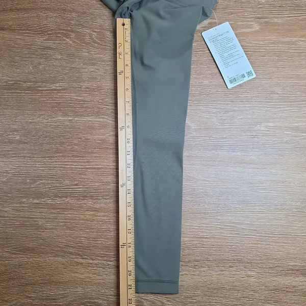 lululemon Align High-Rise Crop 23 Leggings Women 0 Army Green NWT Nulu Yoga - Image 8