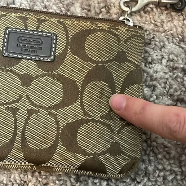 Coach wristlet logo print brown - Image 8