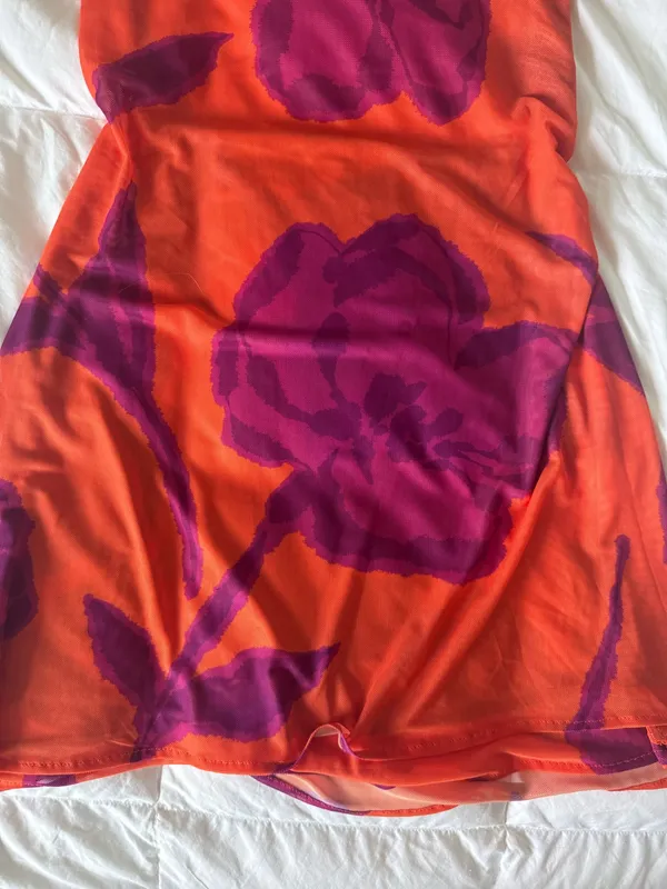 RESA Bruna Mini Dress in Mandarin XS - Image 8