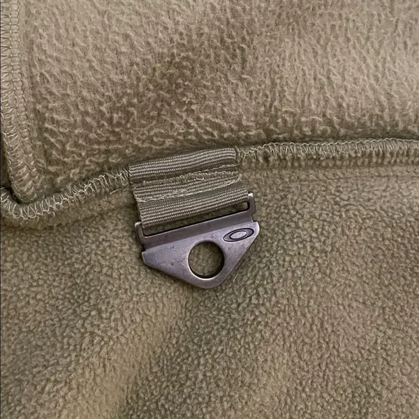 Oakley Olive Green Full Zip Fleece Jacket Womens Size XL Outdoors - Image 11