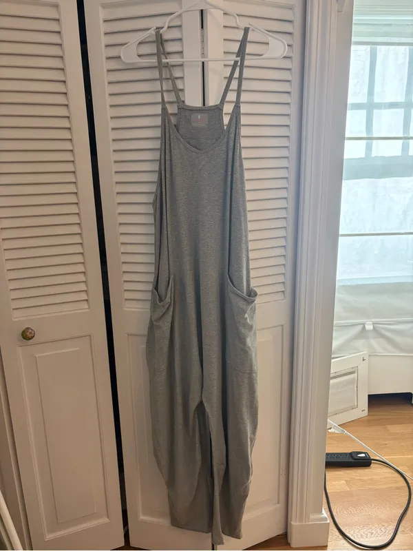 FP Movement Hot Shot Onesie Heather Gray Size Small - Image 4