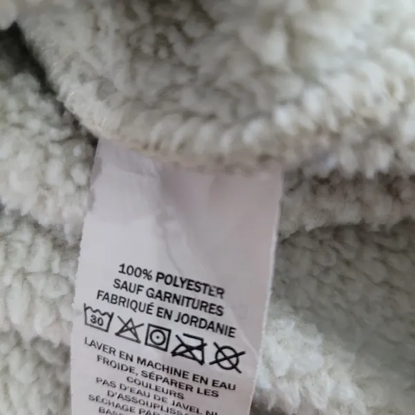 L.L.Bean Women’s XL Sweater Fleece Quarter Button Pullover Gray Cozy Outdoor - Image 7