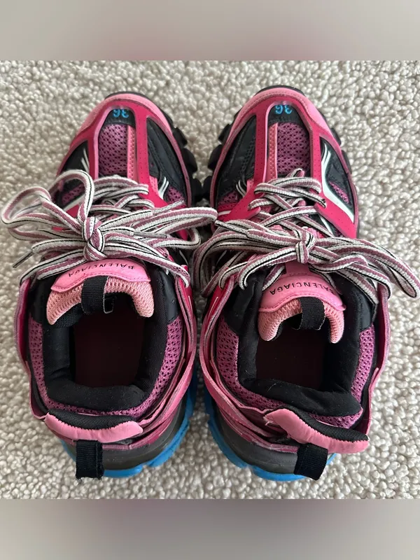 Balenciaga Track Sneakers Pink Black Blue 36 6 - Image 5