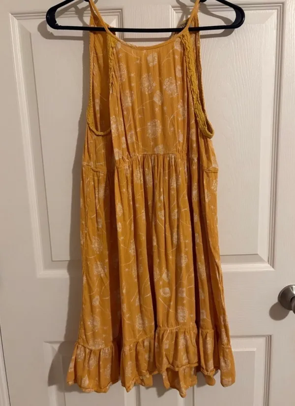 True Craft Yellow Floral Dress  - Image 2
