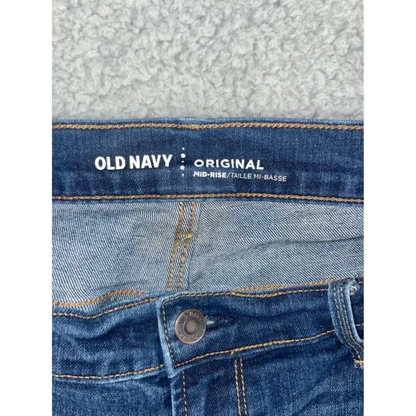 Old Navy Bootcut Jeans Women 10x31 Mid Rise Medium Wash Casual Preppy Chic‎ Boho - Image 9