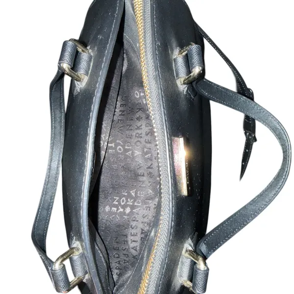 kate spade black satchel handbag - Image 3