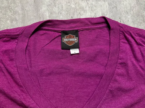 Harley Davidson Y2k Pink Shirt Wisconsin - Image 3