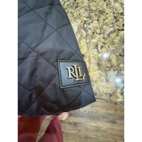 Lauren Ralph Lauren Quilted Hooded Anorak Coat Black Size Petite XS Hooded - Image 15