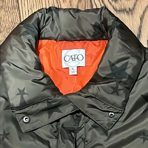 Cato Starry Puffer‎ Cropped Jacket Size XL C47 - Image 5