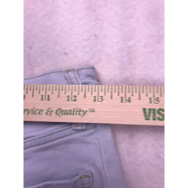 Old Navy Barrel Leg Jeans Womens 2 Tall Light Blue High Rise‎ Denim - Image 5