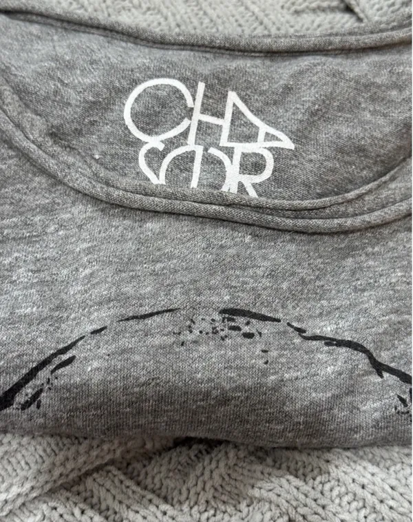 Chaser Grey Skull Graphic T-Shirt - Image 7