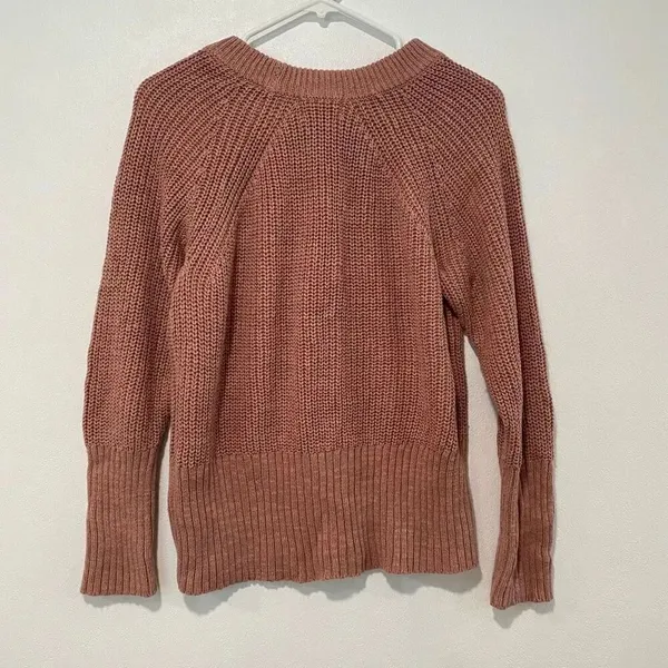 Universal Thread Chunky Knit Sweater | Dusty Rose Pullover | Size M - Image 2