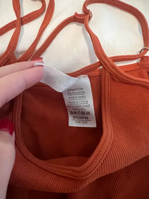 Rust Orange Bodysuit - Image 2