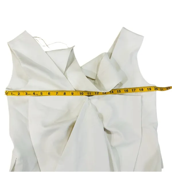 Zara Short waistcoat dress with lapel collar with voluminous back bow NEW - Image 11