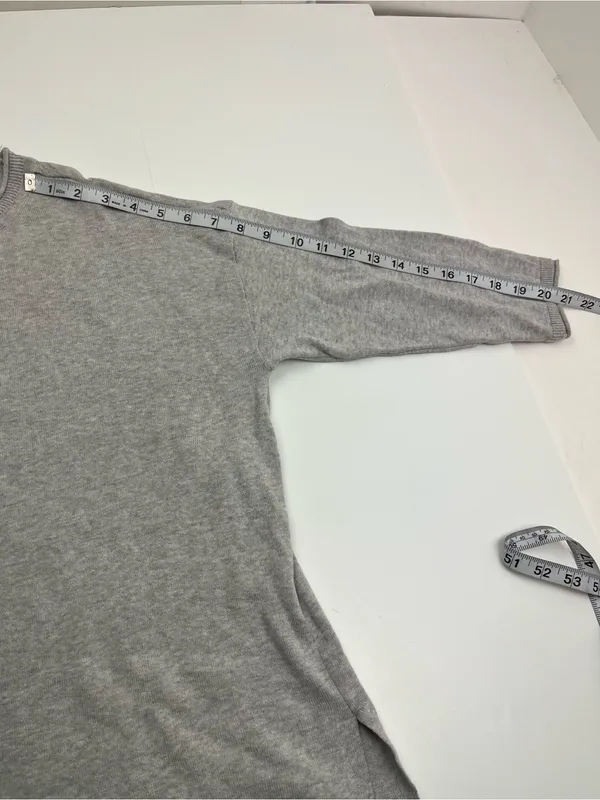 Pact Womens Grey Gray Lightweight‎ Pullover Sweater 100% Organic Cotton Large - Image 8