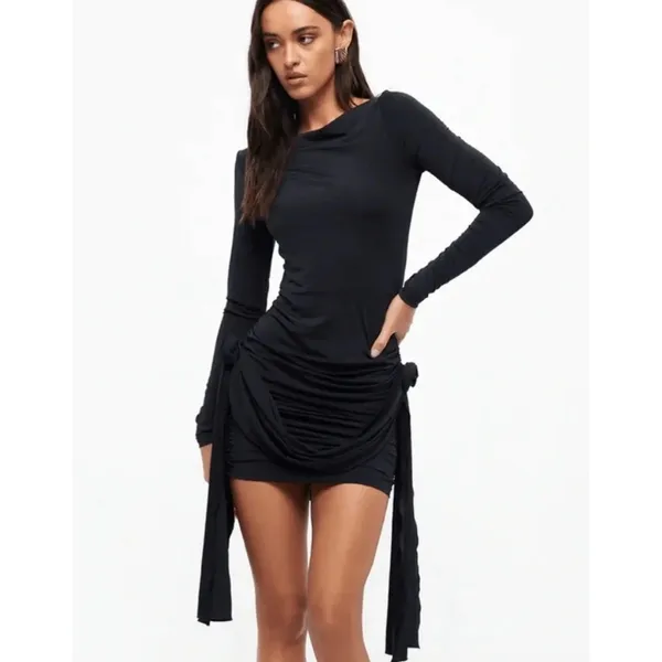 Lioness x Revolve Glory Black Mini Dress Size XS - Image 2