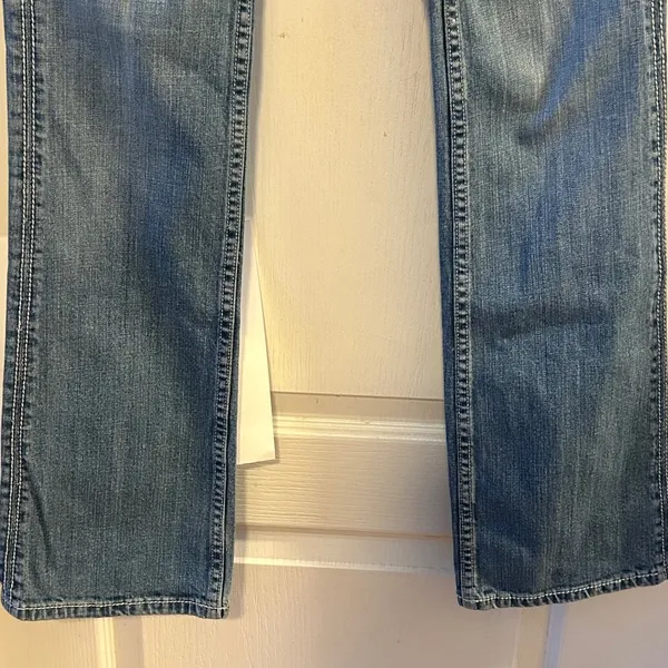 Miss Me Jeans Women Bootcut‎ Embellished Pockets Blue Denim Size 27 - Image 7