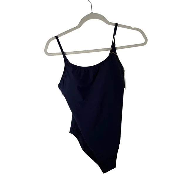 Quince Italian‎ Cami One Piece Swimsuit Deep Navy Blue NEW Womens Small - Image 2