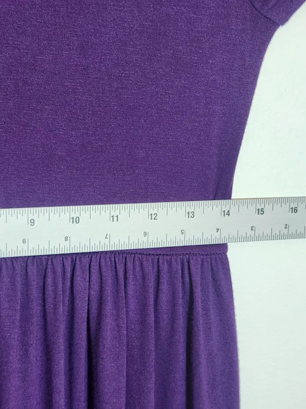 Zenana Outfitters Purple Maxi Dress Size Large - Image 7