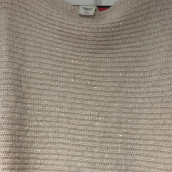 Abercrombie Cozy Cream Knit Sweater - Image 4