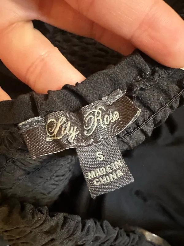 Lily rose black halter dress - Image 3
