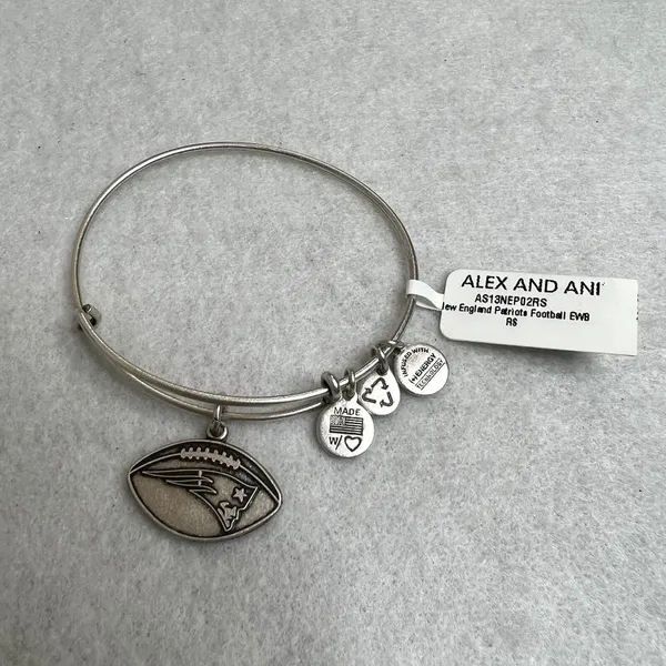 Alex and Ani New England Patriots Charm Bracelet - Image 2